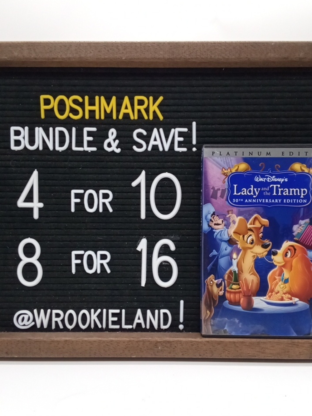 Disney Lady And The Tramp DVD#J78
